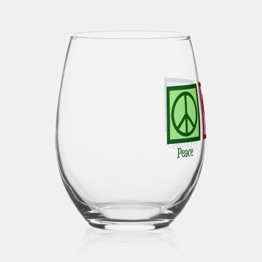 平和愛毒性学かわいい毒物学者 ステムなしワイングラス (右)
