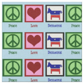 平和愛民主党員 ファブリック (クローズアップ)