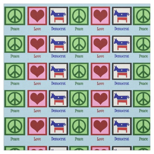 平和愛民主党員 ファブリック (見本)