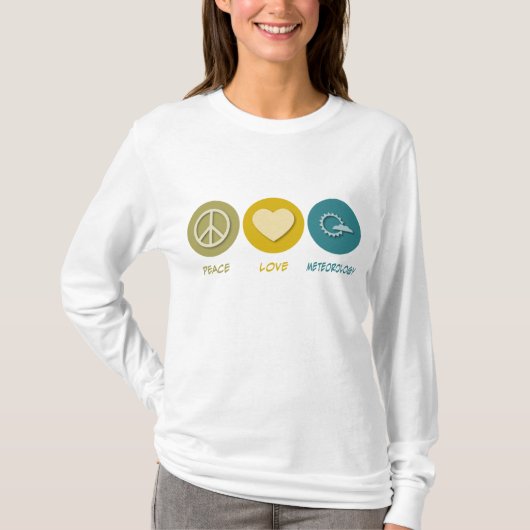 平和愛気象学 Tシャツ (正面)