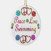 平和愛水泳 セラミックオーナメント (右)