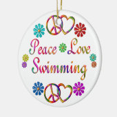 平和愛水泳 セラミックオーナメント (左)