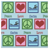 平和愛水泳 ファブリック (クローズアップ)