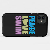 平和愛水泳 Case-Mate iPhoneケース (裏面(横))