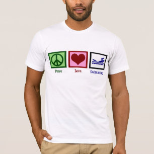 平和愛水泳 Tシャツ