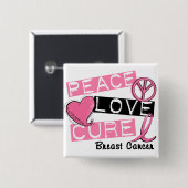 平和愛治療の乳癌 缶バッジ (正面&裏面)