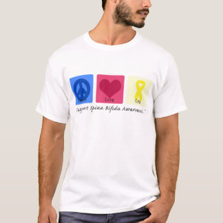 平和愛治療の二分脊椎 Tシャツ