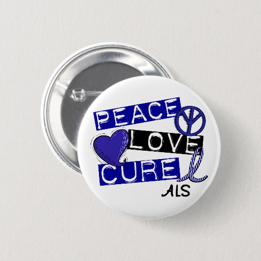 平和愛治療ALS 缶バッジ (正面&裏面)