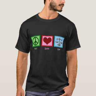 平和愛法律 Tシャツ