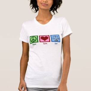 平和愛法律 Tシャツ