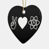 平和愛無神論 セラミックオーナメント (左)