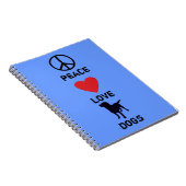 平和愛犬 ノートブック (右側)