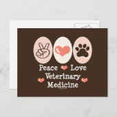 平和愛獣医学はがき ポストカード (正面/裏面)