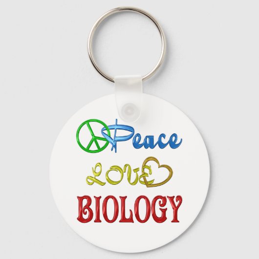 平和愛生物学 キーホルダー (正面)