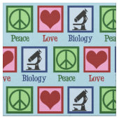 平和愛生物学 ファブリック (クローズアップ)