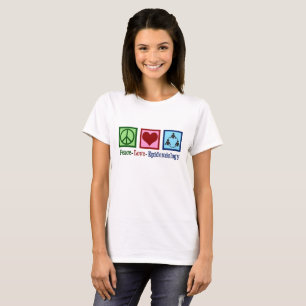 平和愛疫学-クールな流行病学者 Tシャツ