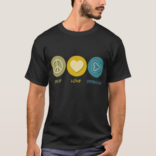 平和愛疫学 Tシャツ (正面)
