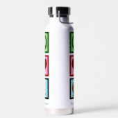 平和愛看護かわいいパーソナライズされたナース ウォーターボトル (左面)