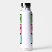 平和愛看護かわいいパーソナライズされたナース ウォーターボトル (右面)