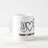 平和愛看護感謝 コーヒーマグカップ (正面左)
