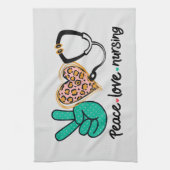 平和愛看護 キッチンタオル (縦)