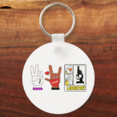 平和愛研究所 キーホルダー (正面)