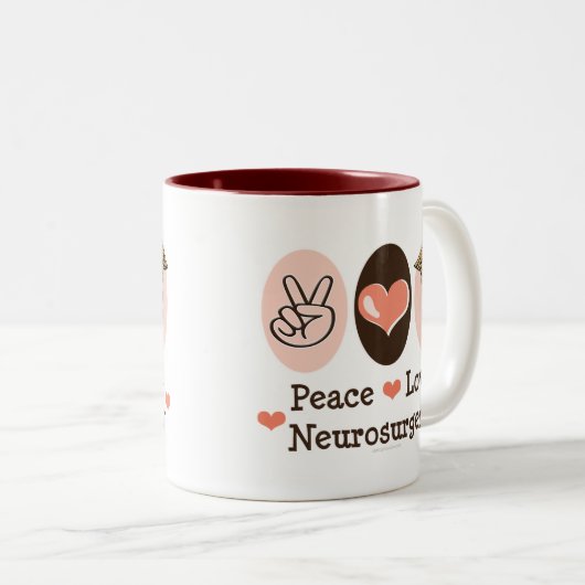 平和愛神経外科のマグ ツートーンマグカップ (正面右)