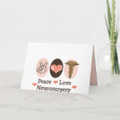 平和愛神経外科の挨拶状 カード (裏面)