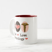 平和愛神経学の神経学者のマグ ツートーンマグカップ (正面左)