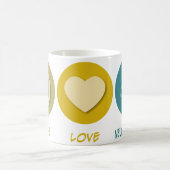 平和愛神経科学 コーヒーマグカップ (中央)