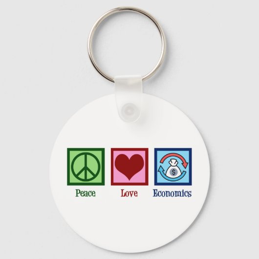 平和愛経済学 キーホルダー (正面)