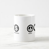 平和愛経済学 コーヒーマグカップ (中央)