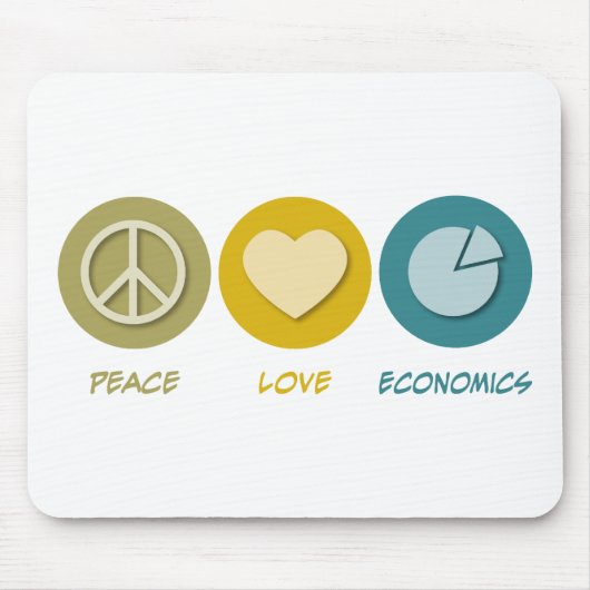 平和愛経済学 マウスパッド (正面)