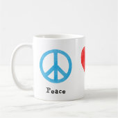 平和愛網状組織 コーヒーマグカップ (左)
