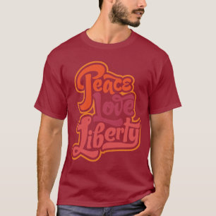 平和愛自由のTシャツ Tシャツ