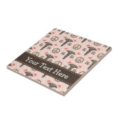 平和愛薬学のケリュケイオンのセラミックタイルTrivet タイル (側面)