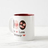 平和愛薬学のマグ ツートーンマグカップ (正面左)