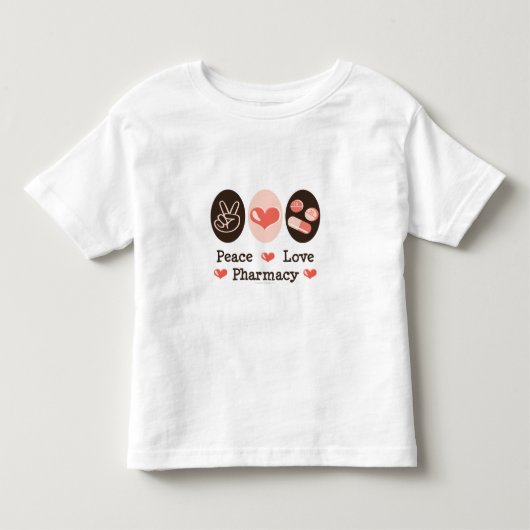 平和愛薬学の幼児のTシャツ トドラーTシャツ (正面)