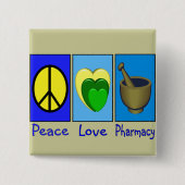 平和愛薬学 缶バッジ (正面)