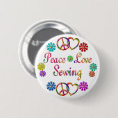 平和愛裁縫 缶バッジ (正面&裏面)
