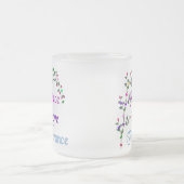 平和愛許容 フロストグラスマグカップ (中央)