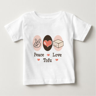 平和愛豆腐のベビーのTシャツ ベビーTシャツ