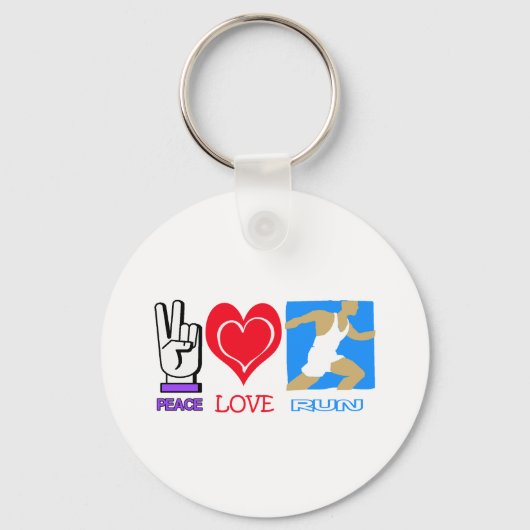 平和愛走 キーホルダー (正面)