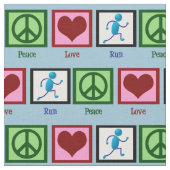 平和愛走 ファブリック (クローズアップ)