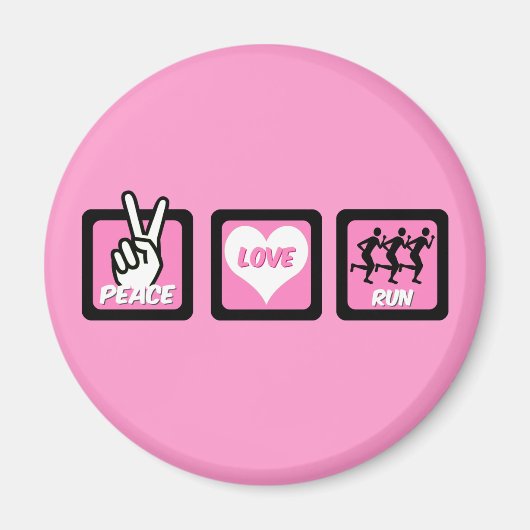 平和愛走 マグネット (正面)