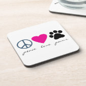 平和愛足 コースター (左側)