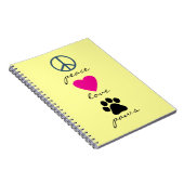 平和愛足 ノートブック (右側)