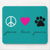 平和愛足 マウスパッド (正面)