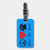 平和愛足 ラゲッジタグ (正面縦)