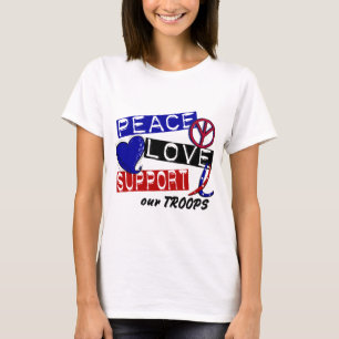 平和愛軍隊を支援のTシャツ及び服装 Tシャツ